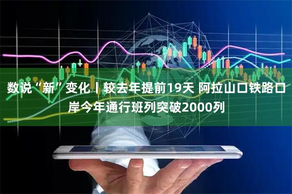 数说“新”变化丨较去年提前19天 阿拉山口铁路口岸今年通行班列突破2000列